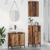 vidaXL Ensemble de mobilier de salle de bain 3 pcs Bois Ancien