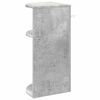 vidaXL Table d'appoint Gris b&eacute;ton 29,6 x 29,6 x 60 cm