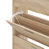 vidaXL Armoire &agrave; chaussures Ch&ecirc;ne sonoma 63x24x103cm Bois d'ing&eacute;nierie