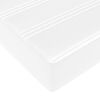 VidaXL Cadre de lit ottoman avec matelas blanc 80x200 cm similicuir