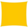 vidaXL Voile de parasol tissu oxford carré 2,5x2,5 m jaune