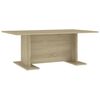 vidaXL Table basse ch&ecirc;ne sonoma 103,5x60x40 cm bois d'ing&eacute;nierie