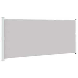 vidaXL Auvent lat&eacute;ral r&eacute;tractable de patio 220x500 cm Gris