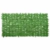vidaXL &Eacute;cran de balcon avec feuilles vert 200x100 cm
