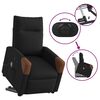 vidaXL Fauteuil inclinable de massage électrique Noir Tissu