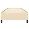 vidaXL Cadre de lit sans matelas cr&egrave;me 100x200 cm tissu
