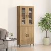 vidaXL Haut Armoire 2 pcs chêne artisanal 69,5 x 34 x 180 cm