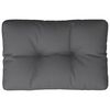 vidaXL Coussin de palette anthracite 50x40x12 cm tissu