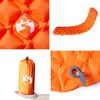 vidaXL Matelas de camping gonflable 1 personne orange 190x58x6 cm