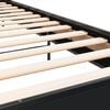 vidaXL Cadre de lit sans matelas noir 90x200 cm