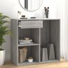 vidaXL Armoire cosmétique Sonoma gris 80x40x75 cm Bois d'ingénierie