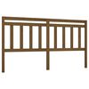 vidaXL T&ecirc;te de lit Marron miel 186x4x100 cm Bois massif de pin