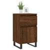 vidaXL Buffets 2 pcs ch&ecirc;ne marron 40x35x70 cm bois d'ing&eacute;nierie