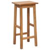 vidaXL Ensemble de bar 3 pcs Bois de chêne massif