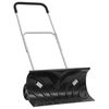 vidaXL Pelle &agrave; neige avec poign&eacute;e extensible noir 66 cm lame en acier
