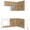 vidaXL Unit&eacute; de cuisine LUCCA 8 pc Ch&ecirc;ne artisanal Bois d'ing&eacute;nierie