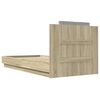 vidaXL Cadre de lit sans matelas chêne sonoma 90x190 cm