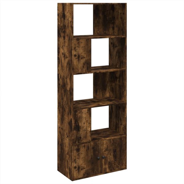 vidaXL Bibliothèque chêne fumé 70x36x189 cm bois d'ingénierie