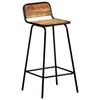 vidaXL Chaises de bar lot de 4 bois de manguier solide