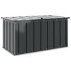 vidaXL Bo&icirc;te de Rangement de Jardin Noir 101 x 56,5 x 50 cm Acier
