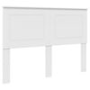vidaXL T&ecirc;te de lit Blanc 100 cm Bois d&rsquo;ing&eacute;nierie
