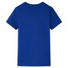 T-shirt pour enfants bleu fonc&eacute; 104