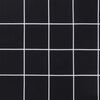vidaXL Coussin de banc de jardin carreaux noir 120x50x4cm tissu oxford