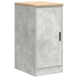 vidaXL Armoire de rangement de garage gris b&eacute;ton 40x51x85 cm bois pin