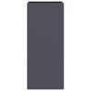 vidaXL Jardinière anthracite 32x29x75 cm acier