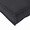 vidaXL Coussin Noir 70 x 40 x 12 cm Tissu Oxford