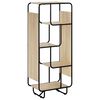 vidaXL Buffet haut Ch&ecirc;ne Sonoma 60 x 37,5 x 144 cm Bois d'ing&eacute;nierie