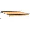 vidaXL Auvent r&eacute;tractable Sable 450 &times; 300 cm Tissu et M&eacute;tal