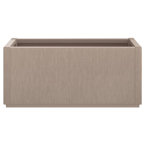 vidaXL Jardinière marron clair 80x36x35 cm PP