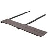 vidaXL Planche de terrasse 4 pcs Marron fonc&eacute; WPC