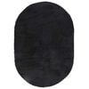 vidaXL Tapis shaggy à poils longs NAVARRA noir 300x200 cm polyester