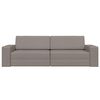 vidaXL Canap&eacute;-Lit 200cm Taupe tissu