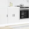 vidaXL Armoire de cuisine Porto blanc bois d'ingénierie