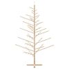 vidaXL Arbre de No&euml;l en bois Naturel 210 cm Bois massif en pin