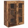 vidaXL Haut Armoire 2 pcs Bois Ancien Bois d'ing&eacute;nierie