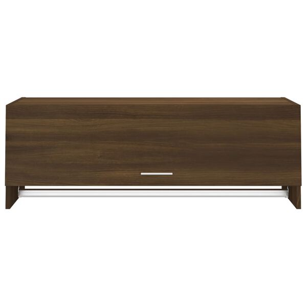 vidaXL Garde-robe Ch&ecirc;ne marron 100x32,5x35 cm Bois d'ing&eacute;nierie