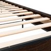 vidaXL Cadre de lit sans matelas ch&ecirc;ne marron 90x200 cm