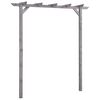 vidaXL Pergola de jardin Gris 200x40x205 cm Bois de pin impr&eacute;gn&eacute;