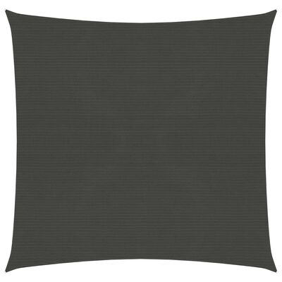 vidaXL Voile d'ombrage 160 g/m² Anthracite 4x4 m PEHD