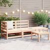 vidaXL Salon de jardin 3 pcs bois massif de pin