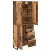 vidaXL Haut Armoire Bois ancien 69,5 x 34 x 180 cm Bois d'ing&eacute;nierie