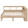 vidaXL Lit biblioth&egrave;que sans matelas 140x200 cm bois massif de pin