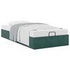 vidaXL Cadre de lit ottoman sans matelas vert foncé 90x200 cm velours