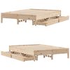 vidaXL Cadre de lit sans matelas 150x200 cm bois de pin massif