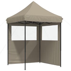 vidaXL Tente de f&ecirc;te Taupe 200 x 200 x 306 cm Tissu Oxford