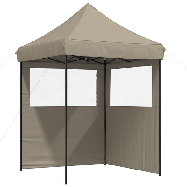 vidaXL Tente de f&ecirc;te Taupe 200 x 200 x 306 cm Tissu Oxford